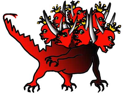 Satan Great Red Dragon